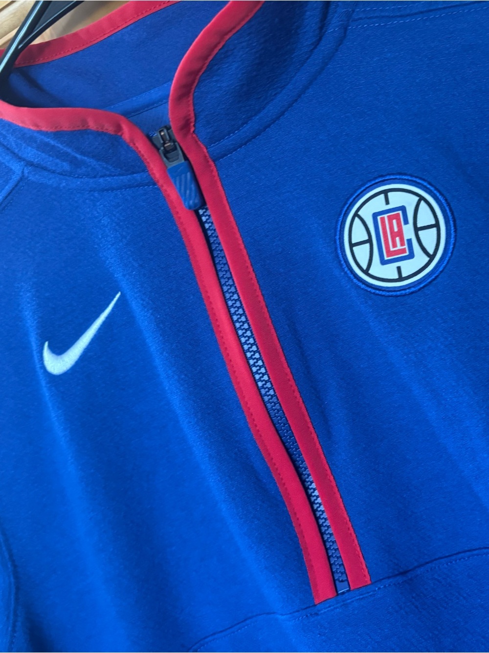 🏀 Nike Men's Los Angeles Clippers Dri-FIT Quarter-Zip Pullover - Size Small 🏀